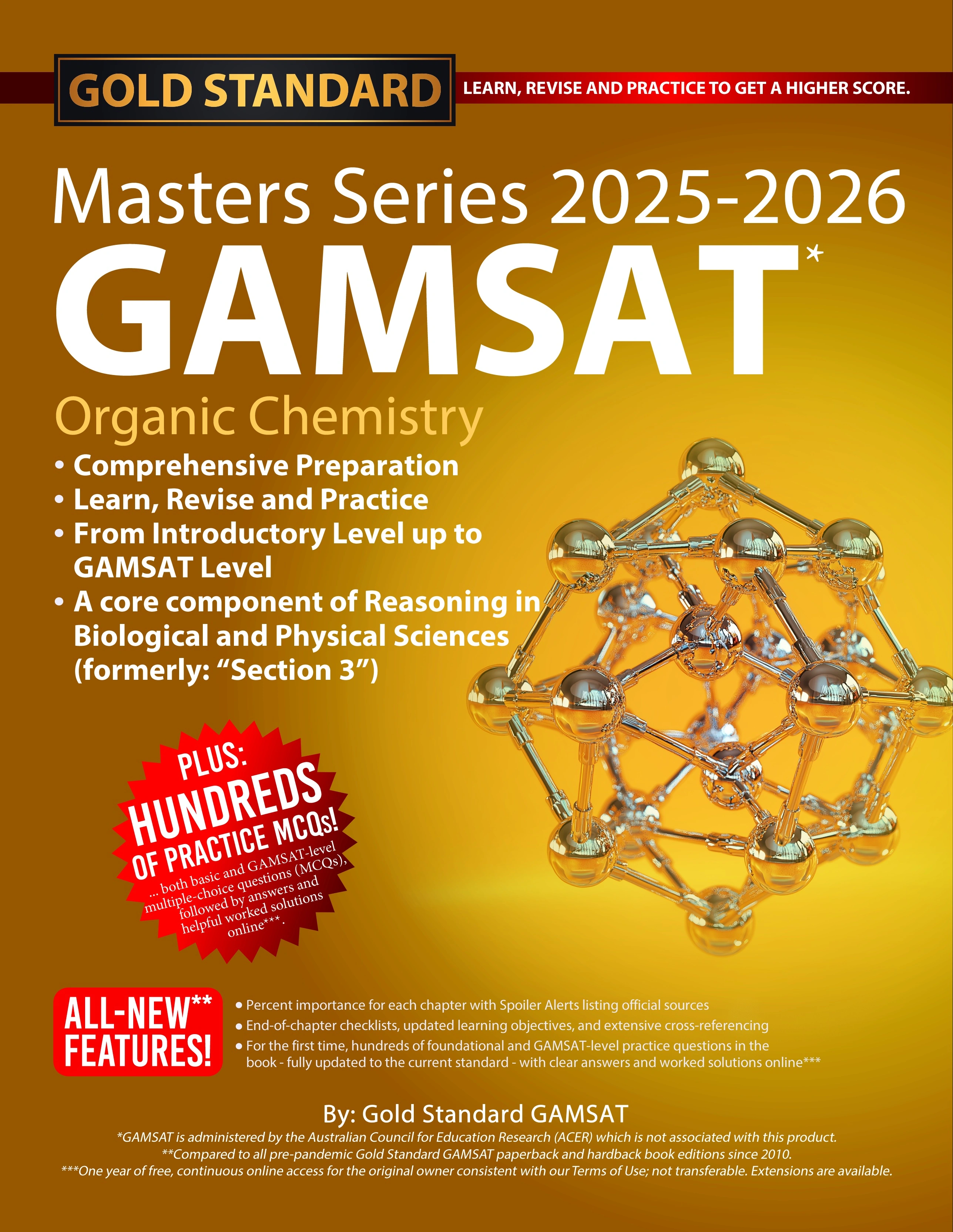 GAMSAT Masters Series Organic Chemistry