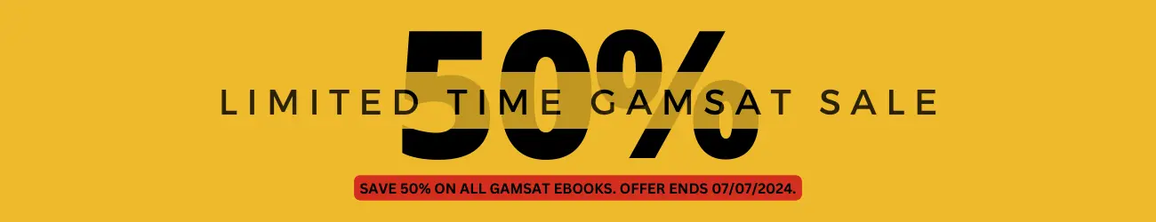 Gold Standard GAMSAT eBooks Promo